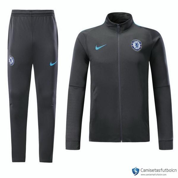 Chandal Chelsea Niño 2017-18 Gris Marino